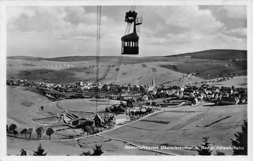 Oberwiesenthal Panorama mit Schwebebahn ngl 195.714