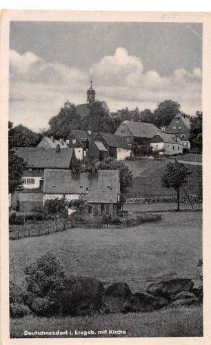 Deutschneudorf (Erzgeb.) mit Kirche gl1962 195.851