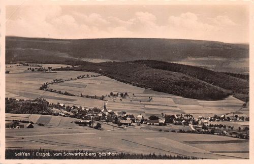 Seiffen (Erzgebirge) vom Schwartenberg gesehen gl1934 195.861