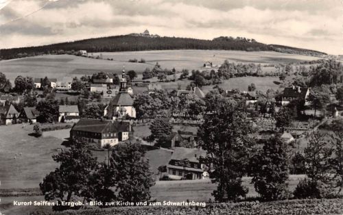 Seiffen (Erzgebirge) Blick zur Kirche gl1959 195.870