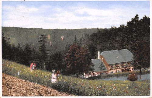 Ansprung (Erzgeb.) Gasthaus "Hüttstadtmühle" gl1934 195.935