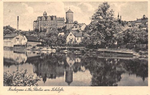 Zschopau i.Sa. Partie am Schloß gl1935 195.969