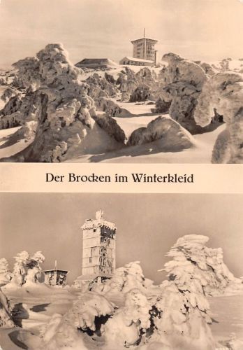 Brocken (Harz) Mehrbildkarte im Winterkleid ngl 196.129