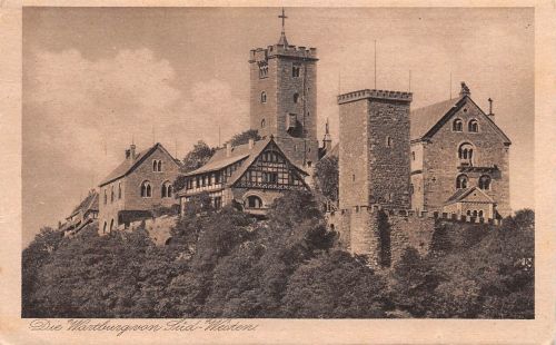 Eisenach Die Wartburg von Südwest gl1921 196.131
