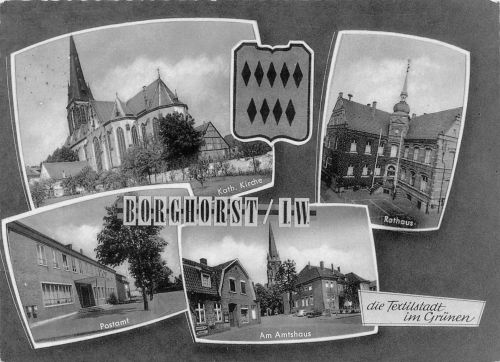 Borghorst Mehrbildkarte gl1962 196.231
