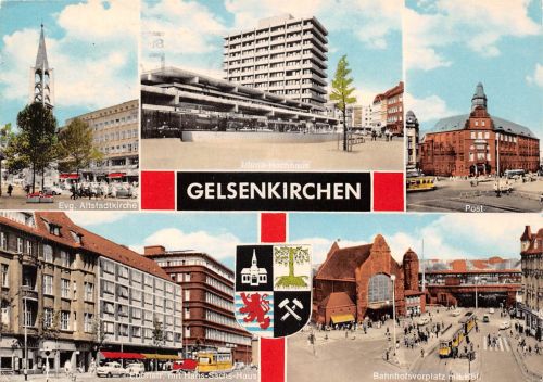 Gelsenkirchen Mehrbildkarte gl1973 196.240