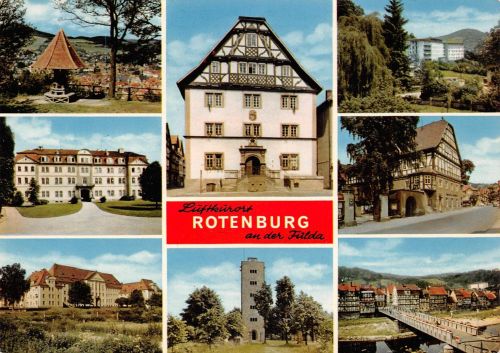 Rotenburg a.d. Fulda Mehrbildkarte gl1973 196.349