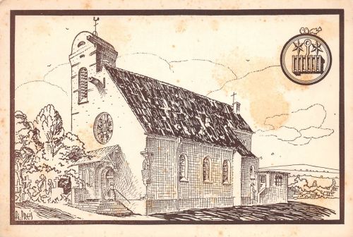 Leifelheim bei Worms Kath. Kirche Künstlerkarte ngl 196.350