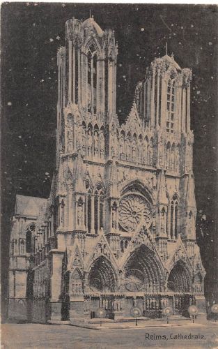 Frankreich Reims Cathedrale feldpgl1917 196.396