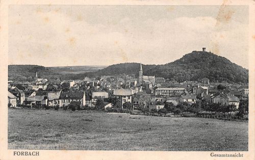 Elsass Forbach Gesamtansicht feldpgl1942 196.416