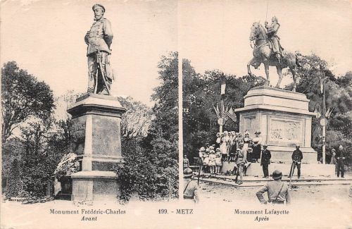Lothringen Metz Monument Frederic-Charles, Monument Lafayette ngl 196.424