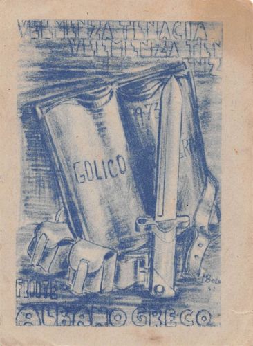 Italien Propaganda Feldpost II. WK gl1943 196.451