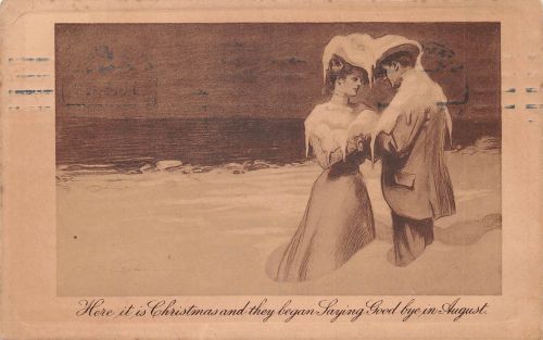 Thematik Here it is Christmas and… England Künstlerkarte gl1909 196.489