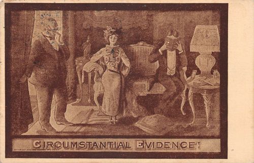 Thematik Circumstantial Evidence! USA Künstlerkarte gl1909 196.497