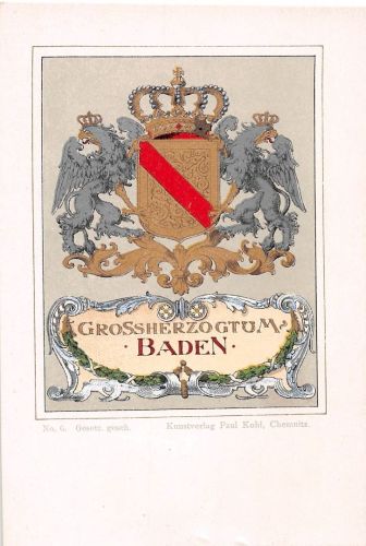 Wappen Großherzogtum Baden ngl 196.549
