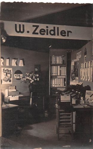 Reklame Erika Schreibmaschinen Fotokarte ngl 196.566
