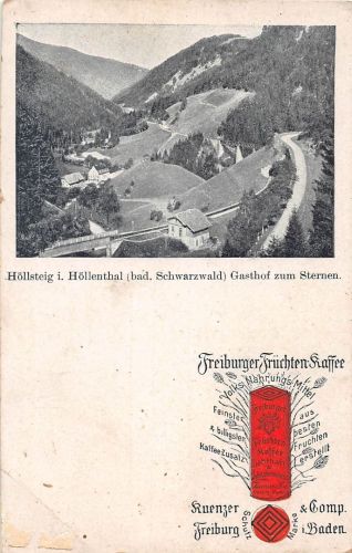 Reklame Kuenzer, Freiburger Früchten-Kaffee ngl 196.583