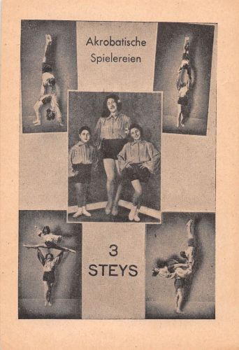 Zirkus 3 Steys Akrobatische Spielereien, keine AK ngl 196.595