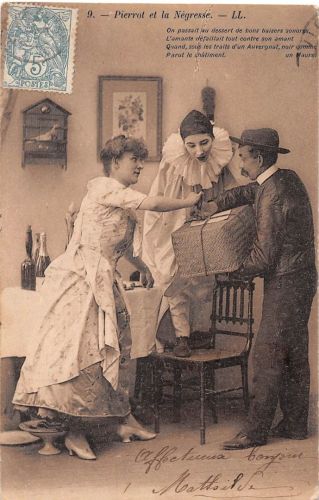 Zirkus Clown 10 versch. Karten aus Frankreich gl1904 196.599