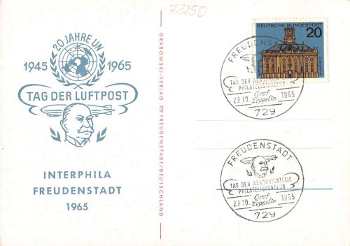 Freudenstadt Karte Interphila 1965 ngl 196.648