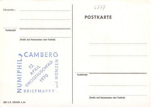 Camberg NUMIPHIL Grosstauschtag 1970 ngl 196.670