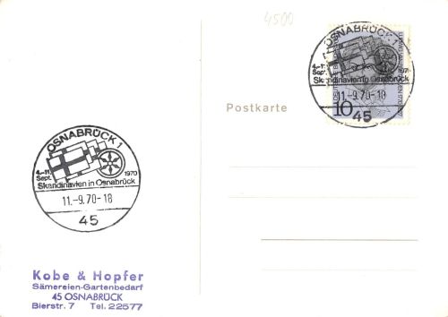 Osnabrück Sonderkarte Skandinavien-Woche ngl 196.694