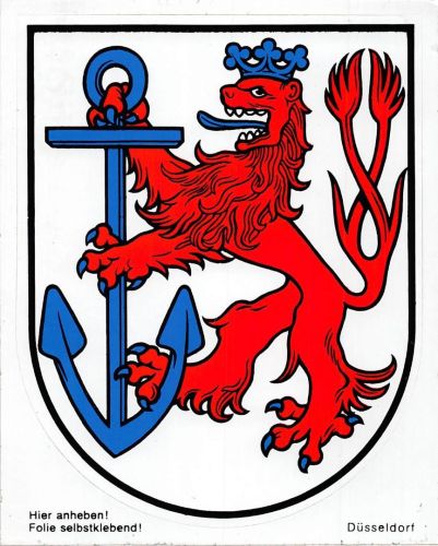 Düsseldorf Aufkleber Wappen ngl 196.701