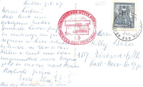Stempel Dortmunder Hütte gl1967 196.703