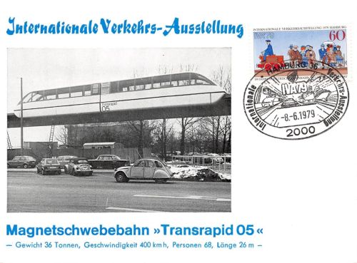 Hamburg Sonderpostkarte Int. Verkehrs-Ausstellung 1979 ngl 196.715