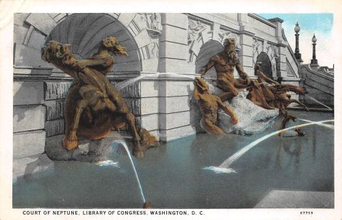 USA Washington D.C. Court of Neptune, Library of Congress ngl 196.739