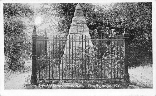 USA Fort Edward, N.Y., Jane McGrea Monument ngl 196.753