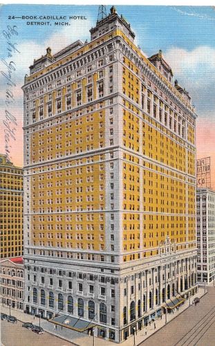USA Detroit, Mich., Book-Cadillac Hotel gl1938 196.828