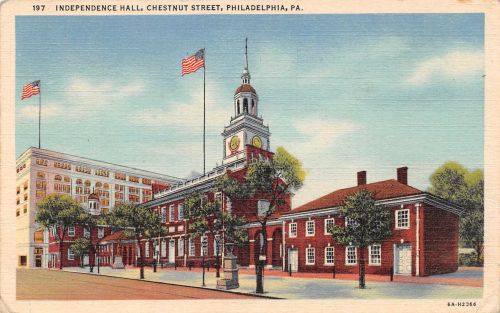 USA Philadephia, PA. Independence Hall, Chestnut Street gl1947 196.829