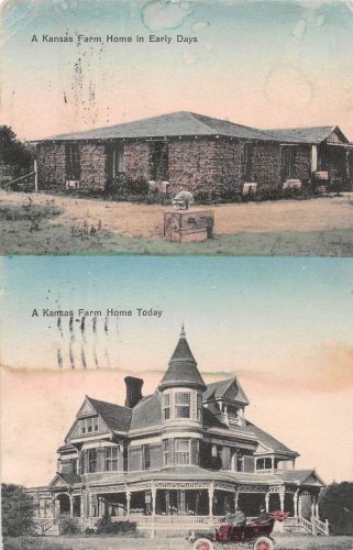 USA A Kansas Farm Home gl1927 196.839