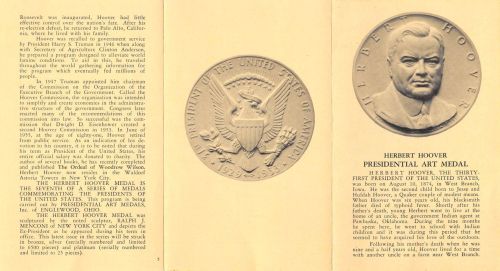 USA Herbert Hoover, The Thirty-First President of the United States ngl 196.842