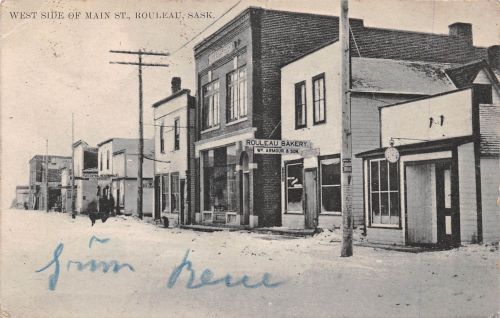 Canada Rouleau, Sask. West Side of Main Street gl1912 196.889