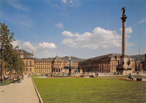 Stuttgart Schloßplatz Neues Schloß ngl 196.923