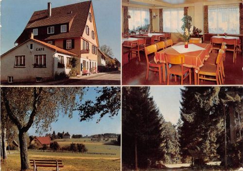 Schömberg (Schw.) Cafe Pension Winter Mehrbildkarte gl1978 196.977