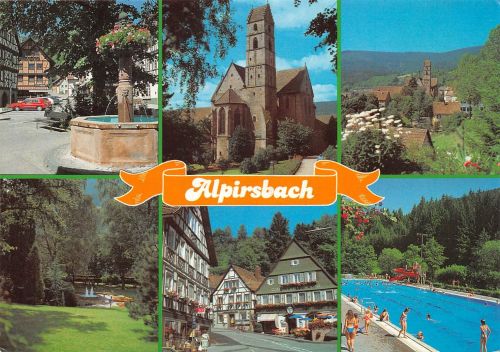 Alpirsbach Mehrbildkarte gl1996 196.994