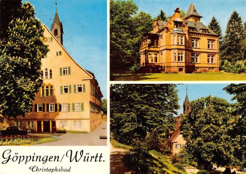 Göppingen Christophsbad Mehrbildkarte gl 196.995