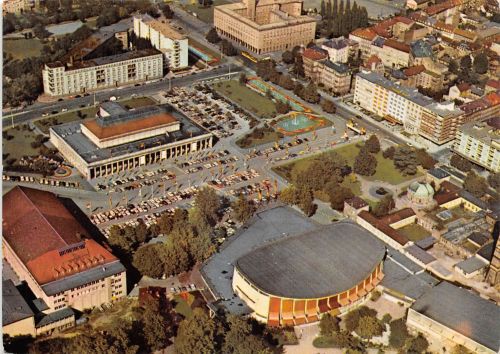Karlsruhe Festhallenplatz Luftaufnahme ngl 197.036