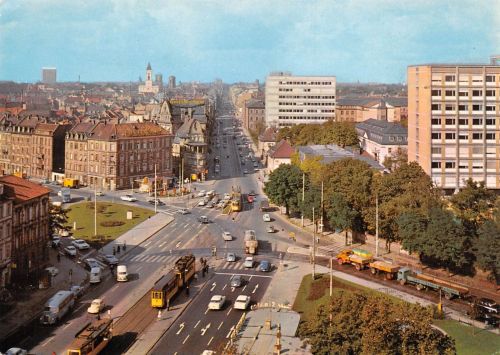Karlsruhe Blick auf die Kaiserstraße ngl 197.038