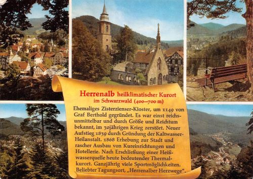 Bad Herrenalb Mehrbildkarte gl1973 197.053
