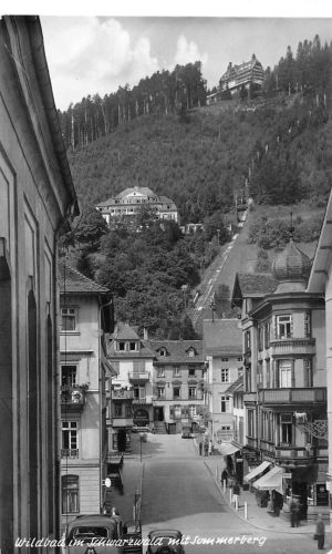 Wildbad im Schwarzwald mit Sommerberg gl1958 197.064