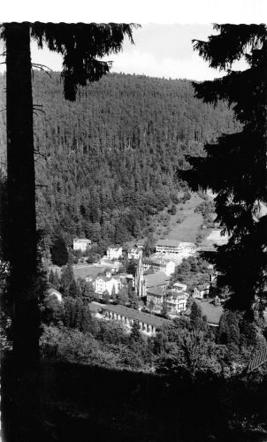 Wildbad im Schwarzwald Teilansicht gl1961 197.066