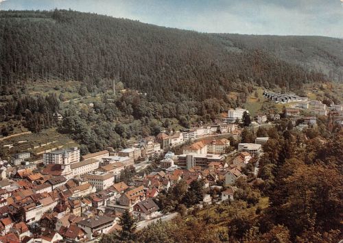 Wildbad im Schwarzwald Panorama gl1972 197.070