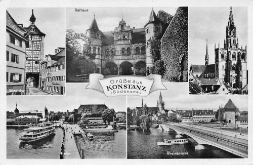 Konstanz (Bodensee) Mehrbildkarte gl1951 197.161