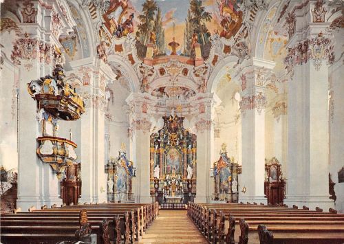 Steinhausen Wallfahrtskirche Innenansicht ngl 197.203