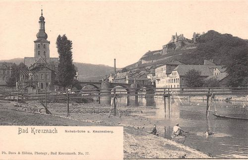 Bad Kreuznach Nahebrücke und Kauzenberg ngl 197.244