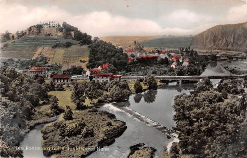 Ebernburg (Pfalz) mit Rolenfels und Nahe ngl 197.293